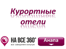 Курортные отели Анапы, цены, фото, отзывы на сайте: anapa.navse360.ru