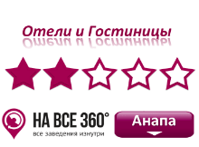 Отели Анапы 2* звезды, цены, описания, фотографии номеров, условия бронирования, виртуальные туры, отзывы на сайте: anapa.navse360.ru